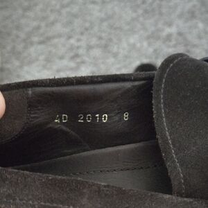 Men's Black Suede Loafers